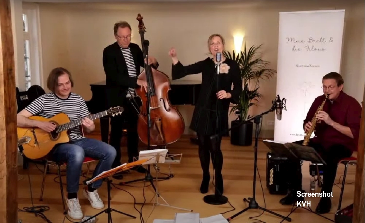 „Liebeszeit“ Chansons mit Mme Brell & die Filous  auf YouTube anschauen